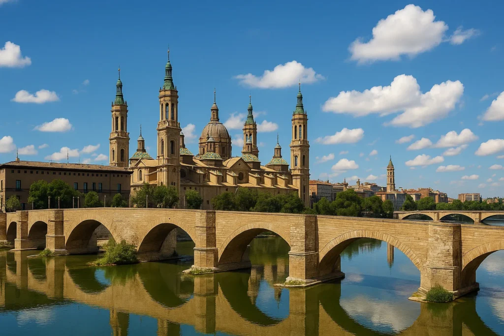 Humedades en Zaragoza - Hero- Vista de Zaragoza Iglesia del Pilar