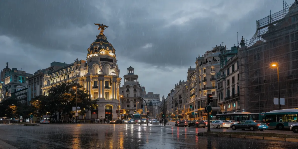 lluvia intensa Madrid enero 2026 récord precipitaciones humedades en Madrid subsuelo recarga
